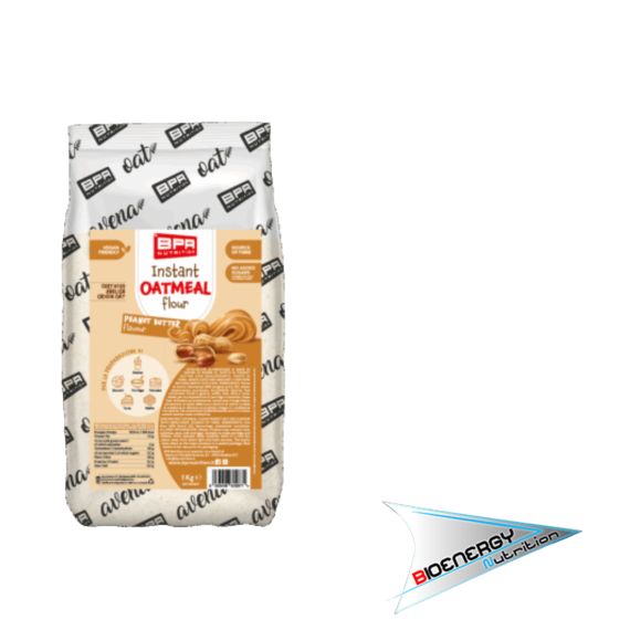 Bpr Nutrition-FARINA D'AVENA ISTANTANEA AROMATIZZATA (Conf. 1 Kg)   Burro d'Arachidi  